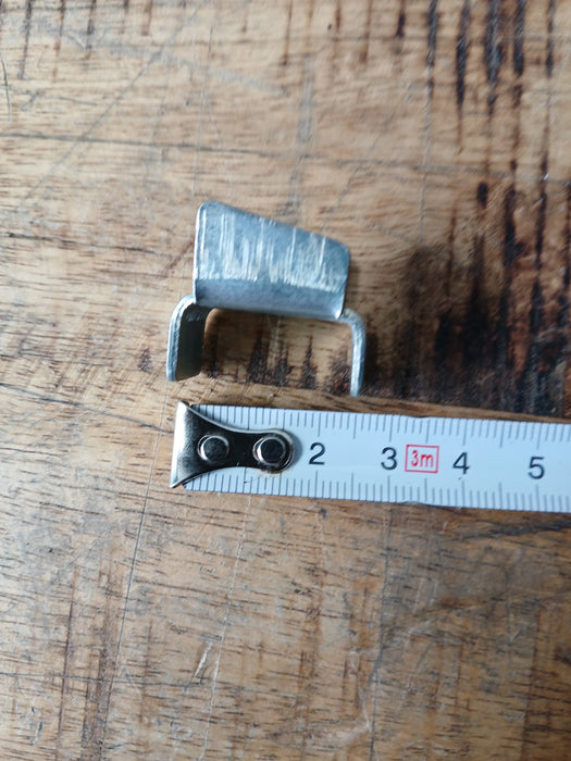 Legbordhaakje voor kast, staal, 25 x 25 x 20 mm