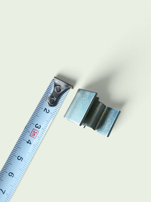 Legbordhaakje voor kast, staal, 30 x 20 x 16 mm