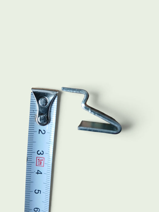 Legbordhaakje voor kast, staal, 30 x 20 x 16 mm