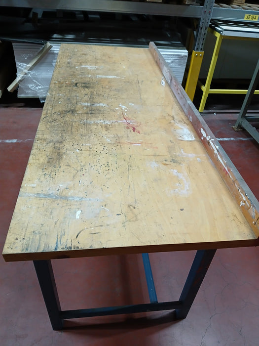 Werkbank, staal / hout, B x D x H 200 x 80 x 85 cm