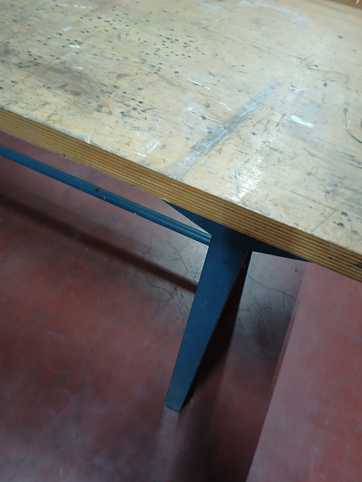 Werkbank, staal / hout, B x D x H 200 x 80 x 85 cm