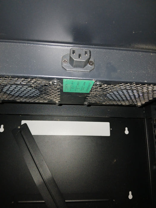 Patch / server kast 19 inch, zwart, B x D x H 60 x 60 x 37 cm