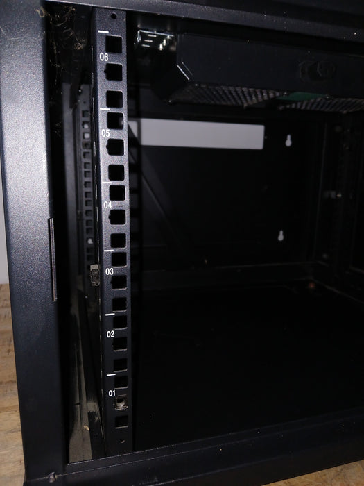 Patch / server kast 19 inch, zwart, B x D x H 60 x 60 x 37 cm