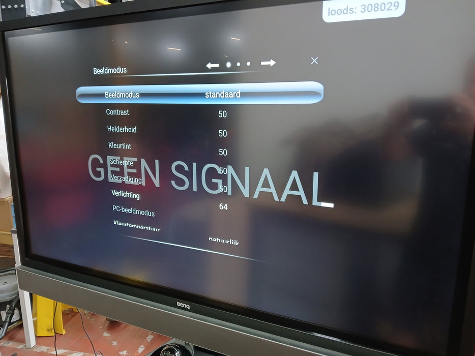 BenQ RM5501K touch screen, zwart, 55 inch op standaard