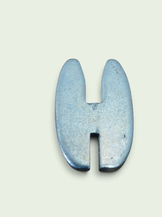 Legbordhaakje voor kast (B5), verzinkt, 25 x 11 mm