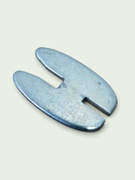 Legbordhaakje voor kast (B5), verzinkt, 25 x 11 mm