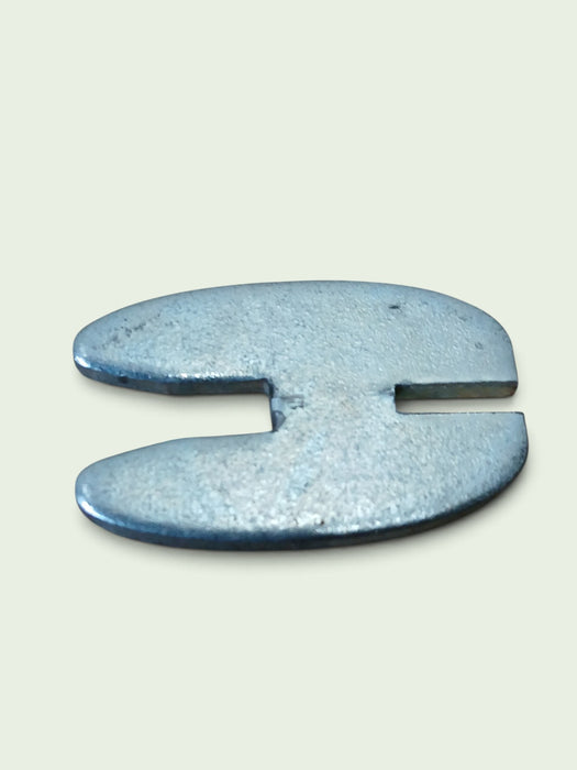Legbordhaakje voor kast (B5), verzinkt, 25 x 11 mm