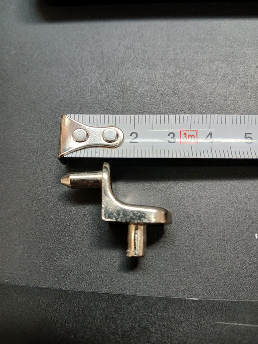 Kastplankdrager (set van 4), vernikkeld, 30 x 25 mm