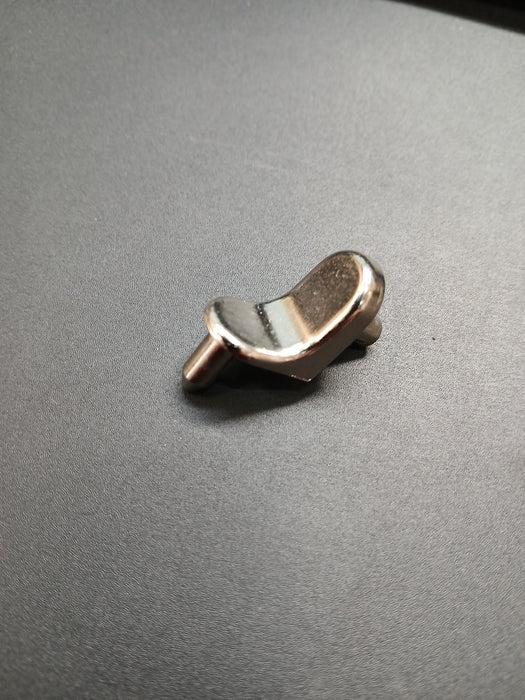 Kastplankdrager (set van 4), vernikkeld, 30 x 25 mm