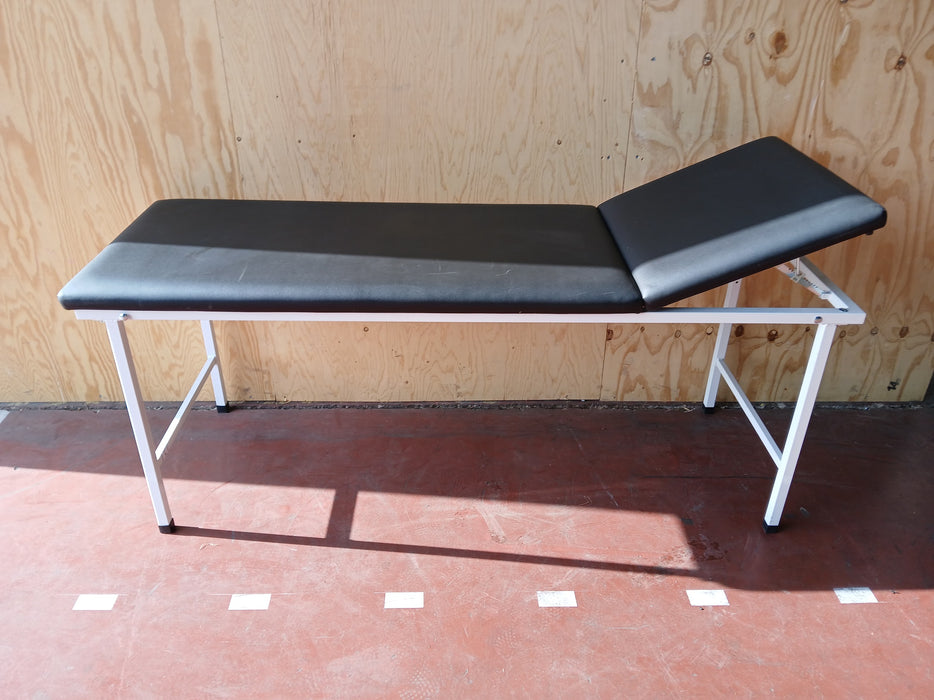 Massagetafel / behandeltafel, zwart / wit, 195 x 67 x 80 cm