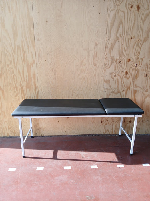 Massagetafel / behandeltafel, zwart / wit, 195 x 67 x 80 cm