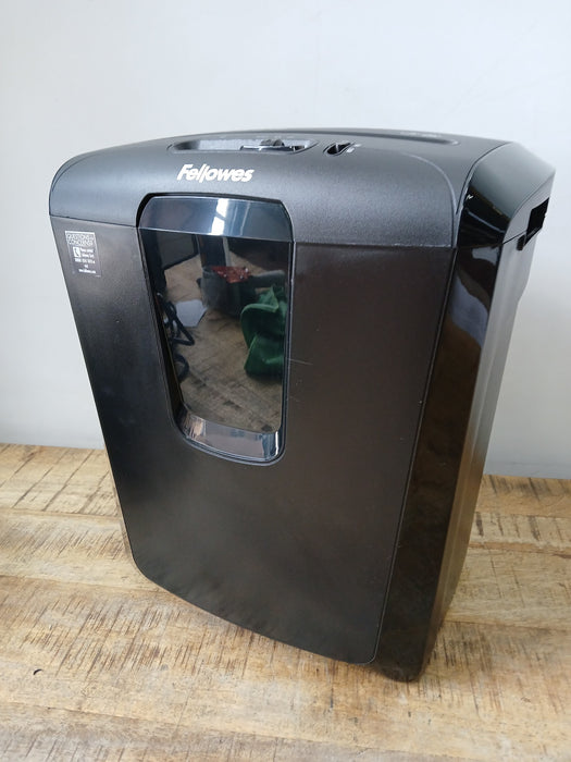 Fellowes M-8C papiervernietiger, zwart, 34 x 24,5 x 39 cm