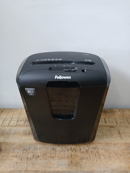 Fellowes M-8C papiervernietiger, zwart, 34 x 24,5 x 39 cm