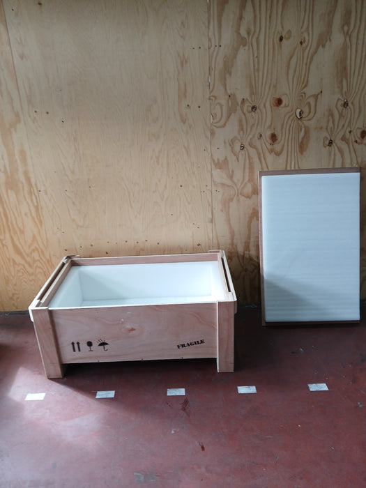 Transportkist, multiplex, buiten 116 x 72 x 49 cm, 102 x 54