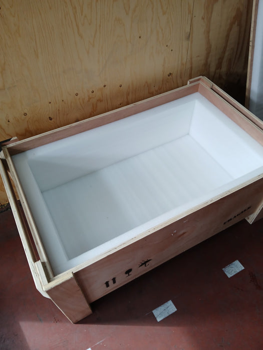 Transportkist, multiplex, buiten 116 x 72 x 49 cm, 102 x 54