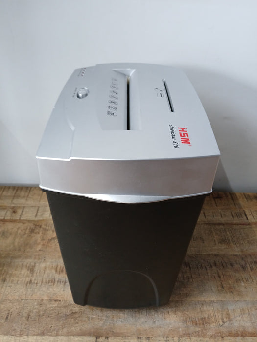 HSM Shredstar X10, papierversnipperaar, 35 x 22 x 45 cm