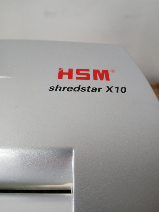 HSM Shredstar X10, papierversnipperaar, 35 x 22 x 45 cm