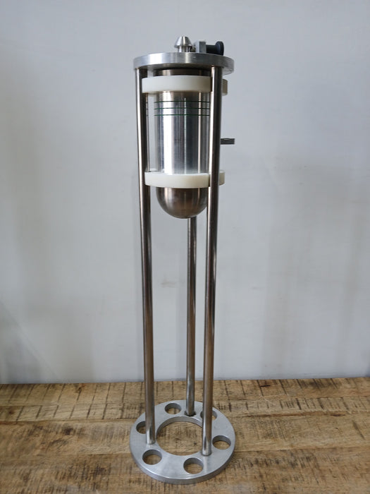 ACV tester, staal, Tot. hoogte 87 cm, dia voet 23 cm