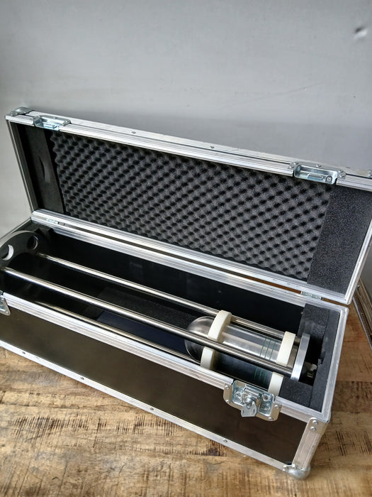 ACV tester, staal, Tot. hoogte 87 cm, dia voet 23 cm