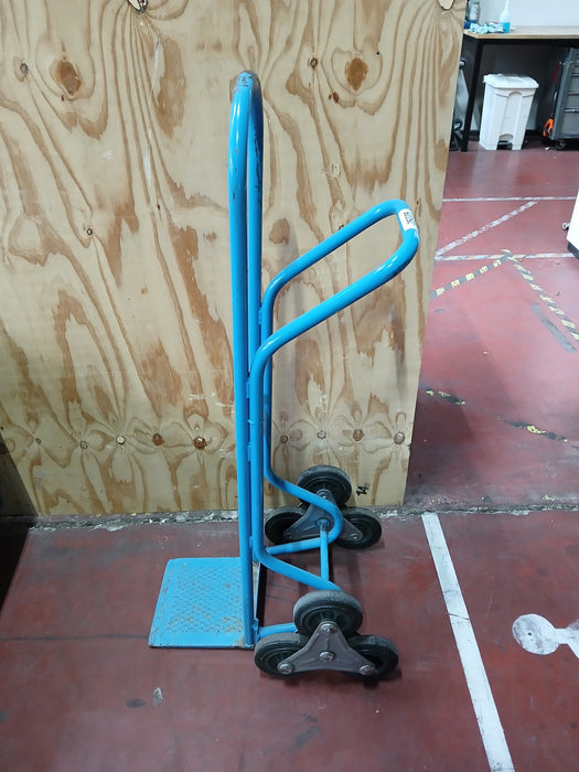 Trappen steekwagen, staal, blauw