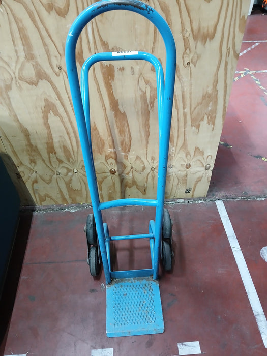 Trappen steekwagen, staal, blauw