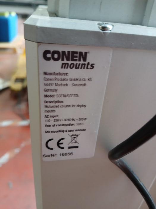 Conen Scetta verrijdbare display trolley, staal