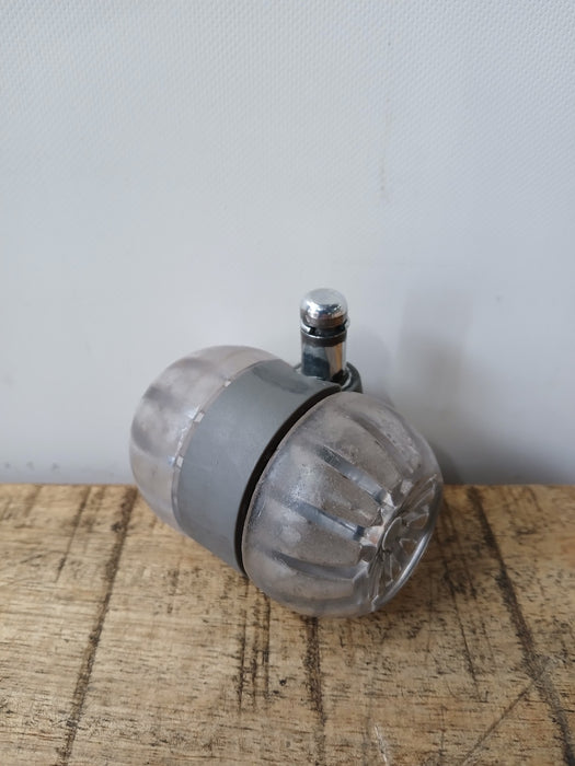 Knoll Life harde wielen (5 st), grijs/transp., 55 mm