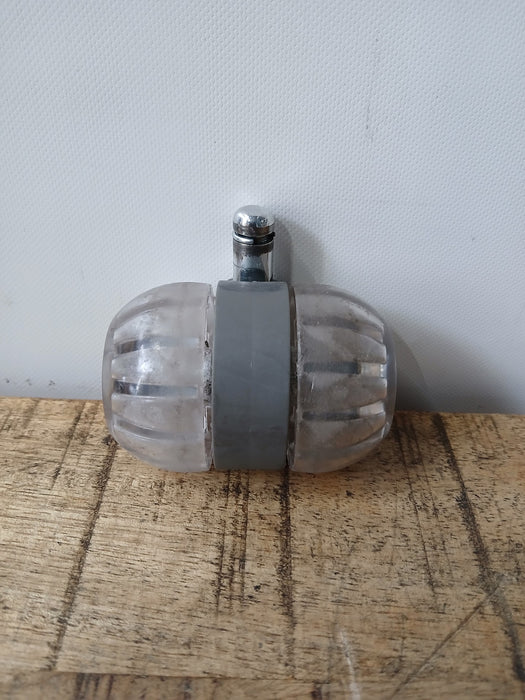 Knoll Life harde wielen (5 st), grijs/transp., 55 mm