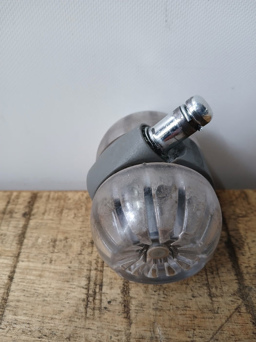 Knoll Life harde wielen (5 st), grijs/transp., 55 mm