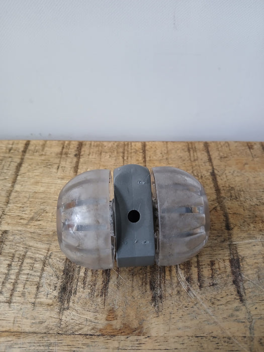 Knoll Life harde wielen (5 st), grijs/transp., 55 mm