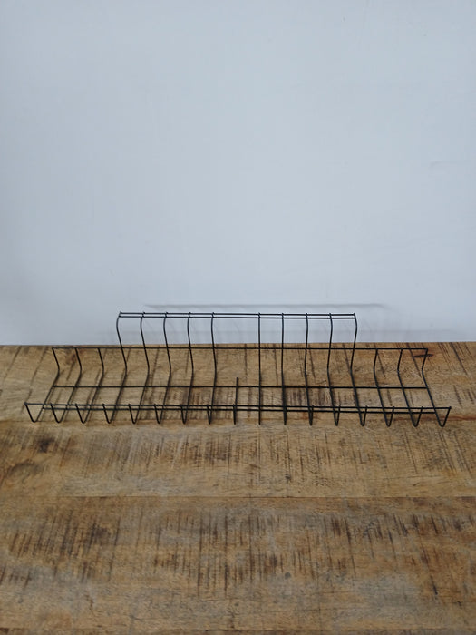 Trad kabelgoot voor bureau, zwart staal, 49 x 10 x 8 cm