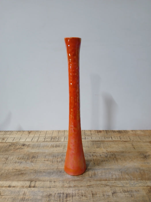 Design vaas Ceramica Gatti Zeta, oranje, 10 x 58 cm