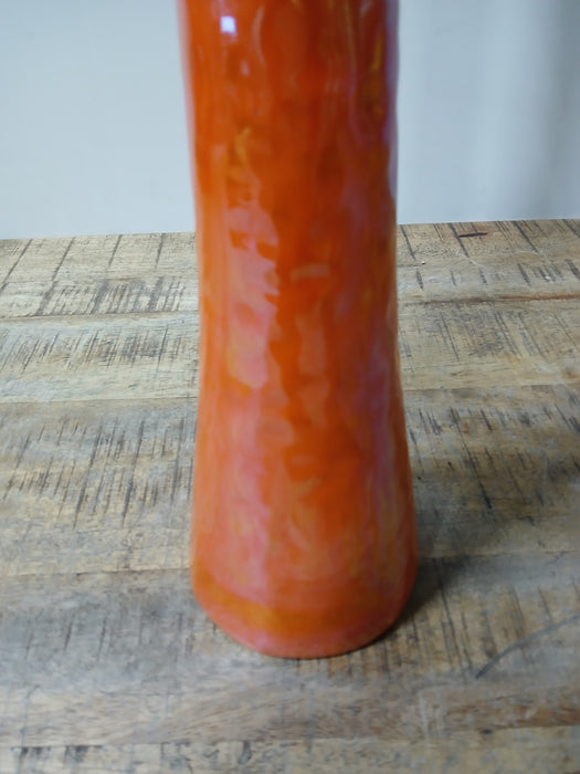 Design vaas Ceramica Gatti Zeta, oranje, 10 x 58 cm
