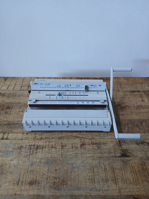 Wire-o handmatige bindmachine CW2 3:1 / 8,47, grijs