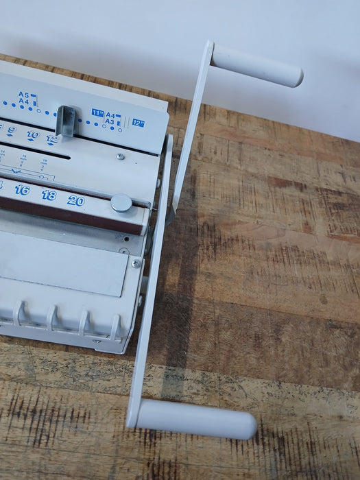 Wire-o handmatige bindmachine CW2 3:1 / 8,47, grijs
