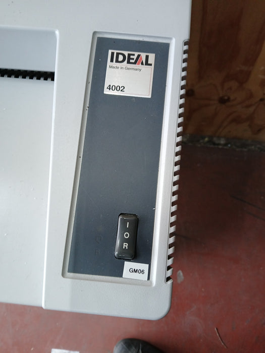 Ideal 4002 papiervernietiger, grijs,  B x D x H 97 x 64 x 59 cm
