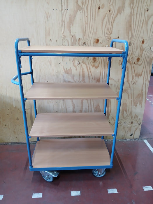 Fetra 8240 etagewagen, blauw, L x B x H 1019 x 509 x 1511 mm