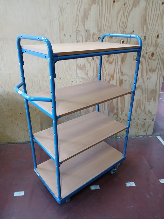 Fetra 8240 etagewagen, blauw, L x B x H 1019 x 509 x 1511 mm