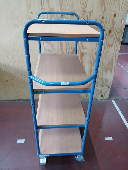 Fetra 8240 etagewagen, blauw, L x B x H 1019 x 509 x 1511 mm