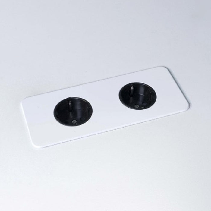 Table Top Slim - 2 stroomingangen - Wit (Nieuw)
