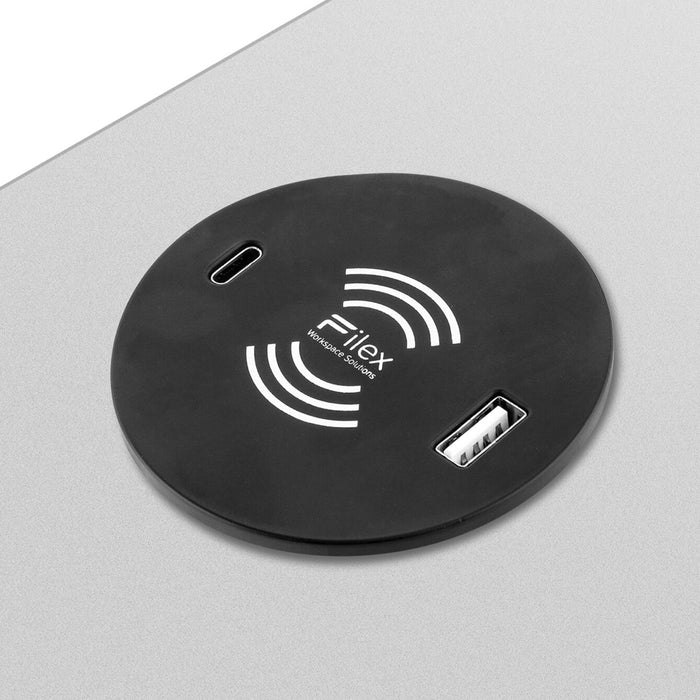 Filex AC QI Power-Spot Wireless charger Zwart (Nieuw)