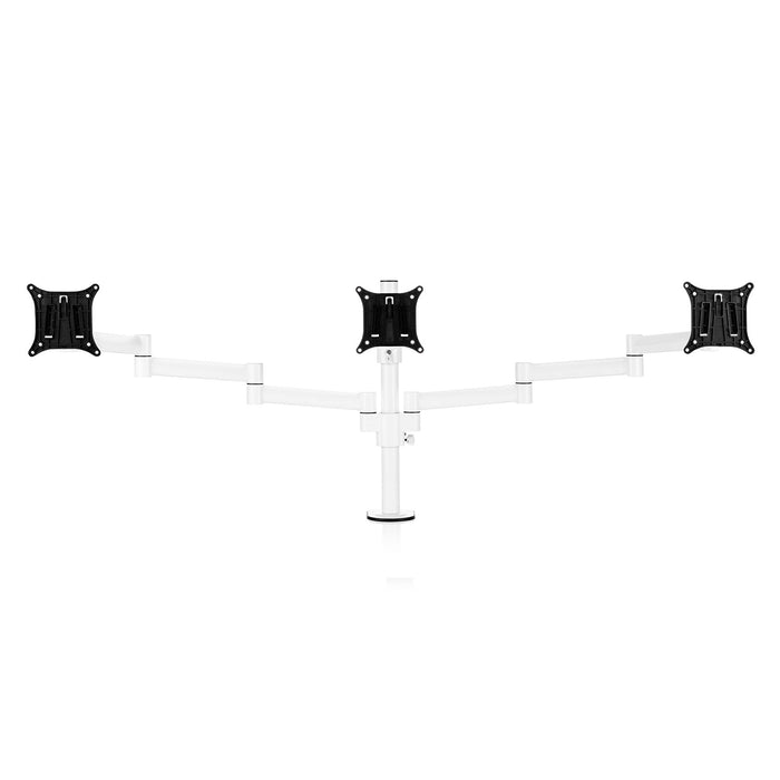 Monitorarm Pro Triple voor 3 schermen Wit (Nieuw)