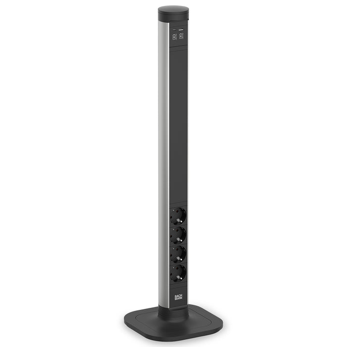Cycle Pole L 4 stroomingangen 1 USB A+C ingang Zwart (Nieuw)