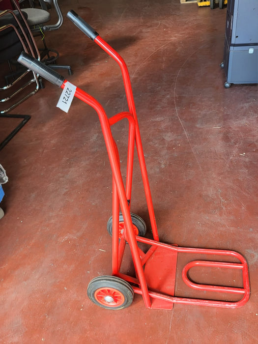 Steekwagen met inklapbare scherp, rood