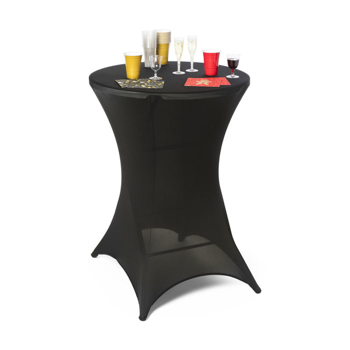 Statafelrok, set van 3, zwart polyester