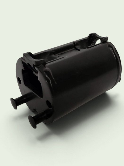 Ahrend 500 koppelstuk balk, zwart, L 11,7 cm / dia.6,5 cm.