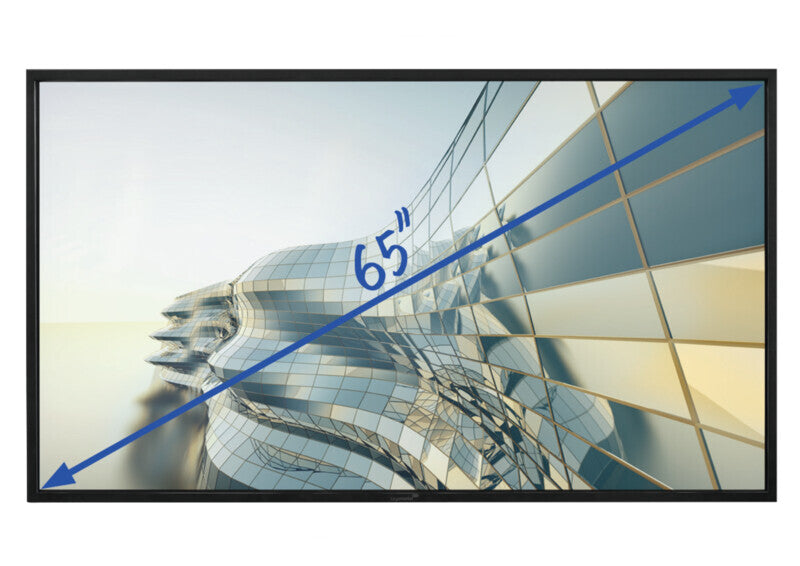 Legamaster e-screen EMD, zwart, 65 inch