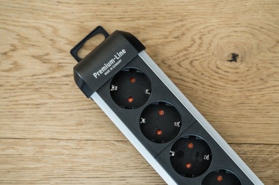 Brennenstuhl PAL 06 DE 6-voudige stekkerdoos, Alu