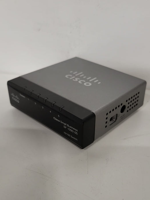 Cisco SF 100D-05, desktop switch, zwart, 9 x 9 x 3 cm