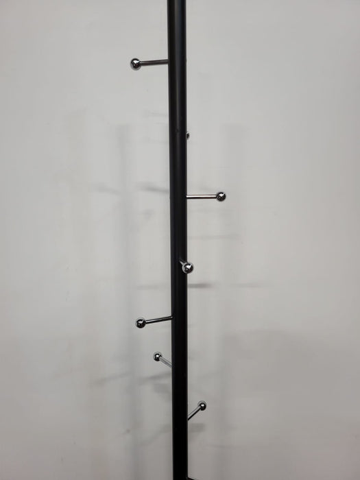 Mobles 114 Mirac, design kapstok, zwart,192 cm hoog.